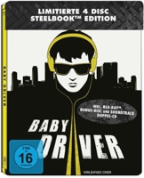 Baby Driver Steelbook (2 Discs-Steelbook + 2 Discs-Soundtrack )