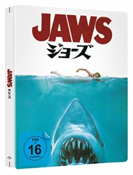 Der weiße Hai - LIMITED STEELBOOK (japanisches Artwork, deutscher Inhalt) (4k UHD + Blu-ray) (exklusiv bei Amazon.de)