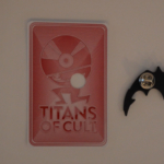 Batman 1989 Titans of Cult Edition Pin und Karte hinten